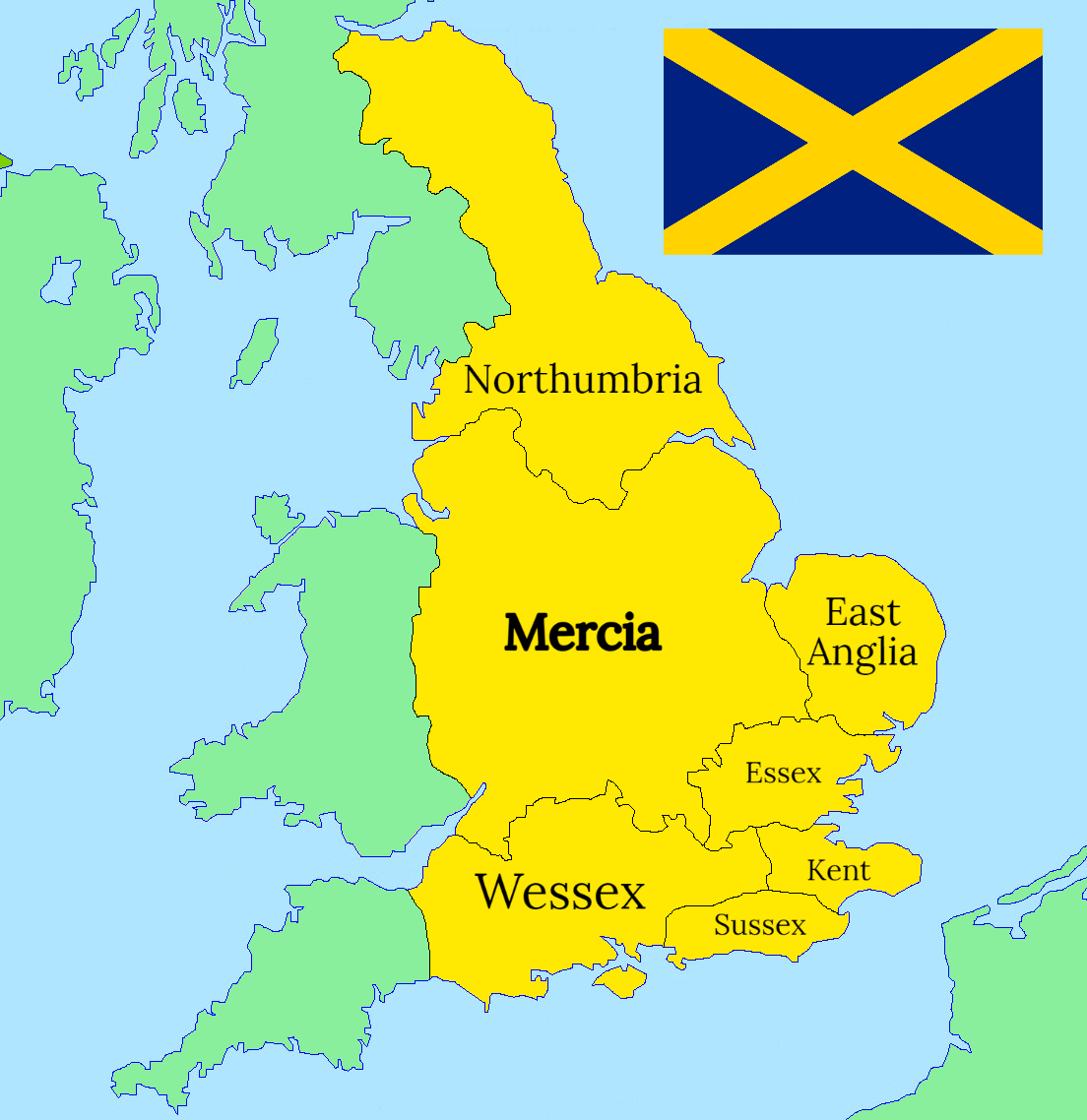 Kingdom Of Mercia - The Anglo-Saxons